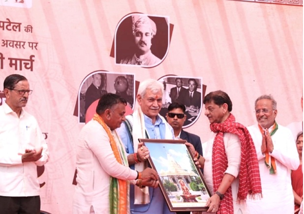 'History of J&K would have been different if Sardar Patel had been given full responsibility for its integration in 1947: LG Manoj Sinha'